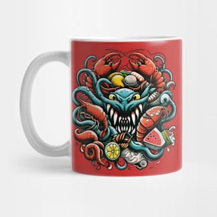 monster seafood Mug